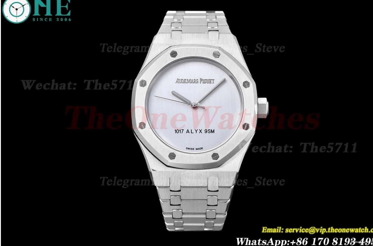 41mm SS MY8215 GDF Oak 1017 White Royal SS Dial 0524